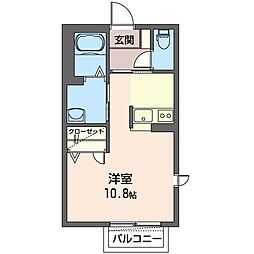 LENDKHome ワンルームの間取図画像