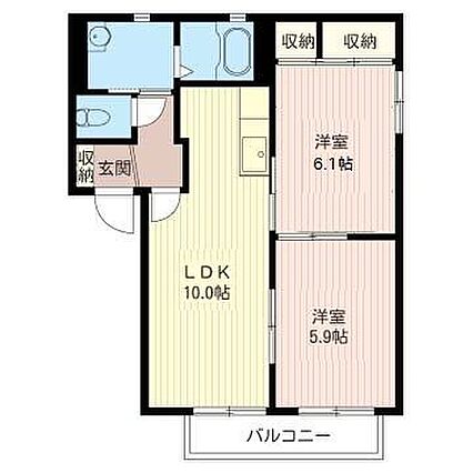 フローラル・ハイツ21A_間取り_0