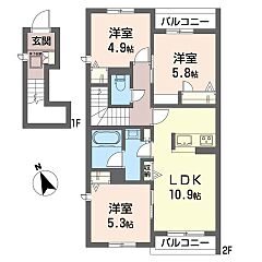 物件の間取り