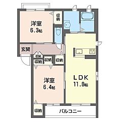 物件の間取り