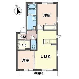 シャーメゾンLamerD 2LDKの間取図画像