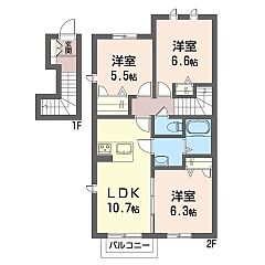物件の間取り