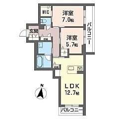 物件の間取り