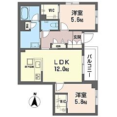 物件の間取り