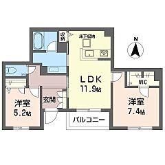 物件の間取り