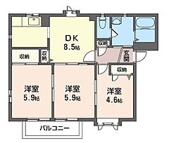 物件の間取り