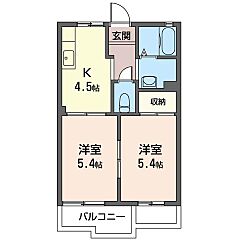 物件の間取り