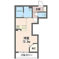 エクセレントM ワンルームの間取図画像