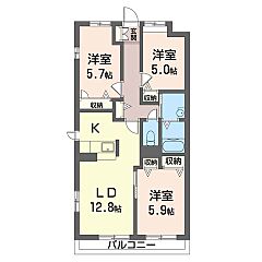 物件の間取り