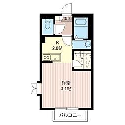 メゾン永福 1Kの間取図画像