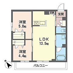 物件の間取り