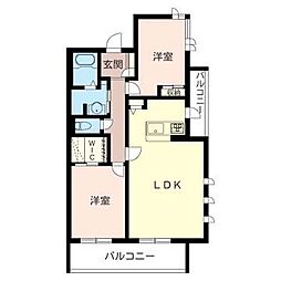 GRANDCLAIR 2LDKの間取図画像