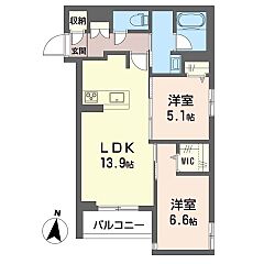 物件の間取り