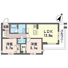 物件の間取り