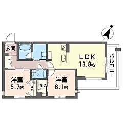 物件の間取り
