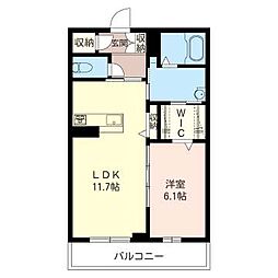 間取図画像 1LDK