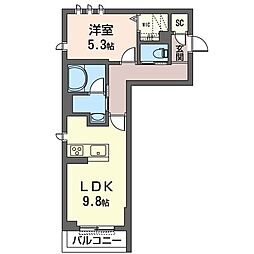 間取図画像 1LDK