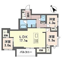 物件の間取り