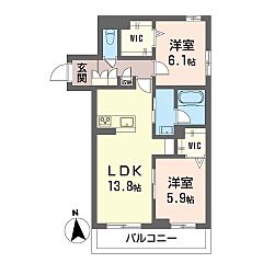 物件の間取り