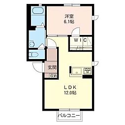 間取図画像 1LDK