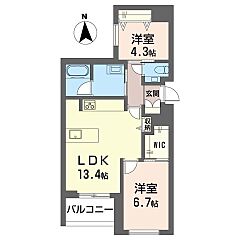 物件の間取り