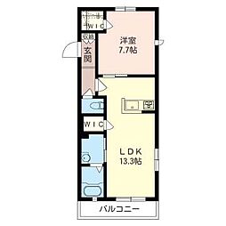 リブレ吉祥寺 1LDKの間取図画像