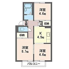 物件の間取り