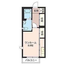 間取図画像 ワンルーム