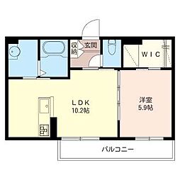 テラ・ナターレ1 1LDKの間取図画像