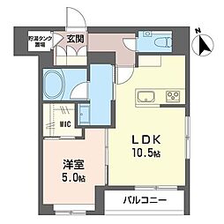 セドール フォルテ 1LDKの間取図画像