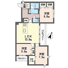 物件の間取り