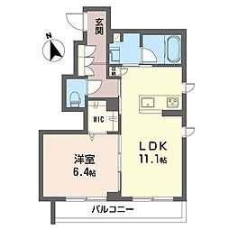 間取図画像 1LDK