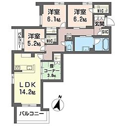 アルフェリーチェ 4LDKの間取図画像