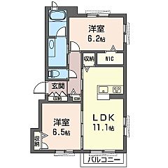 物件の間取り