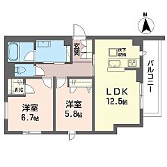 物件の間取り