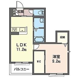 ルグランボヌール 1LDKの間取図画像