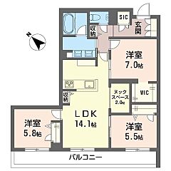 物件の間取り