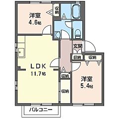 物件の間取り