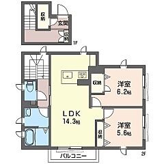 物件の間取り