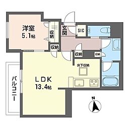 間取図画像 1LDK