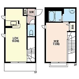 エスポワール目白 1LDKの間取図画像