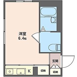 LaVilla目白坂 ワンルームの間取図画像