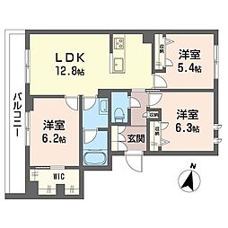 間取図画像 3LDK