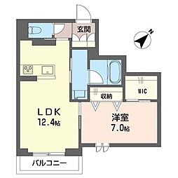 間取図画像 1LDK