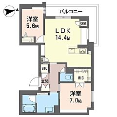 物件の間取り