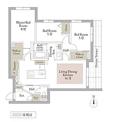 物件の間取り