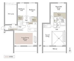 グローサーバウム 3LDKの間取図画像
