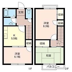 ミール・ドーマ海老名 3Kの間取図画像