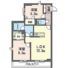 物件の間取り