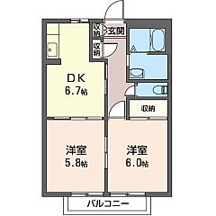 物件の間取り